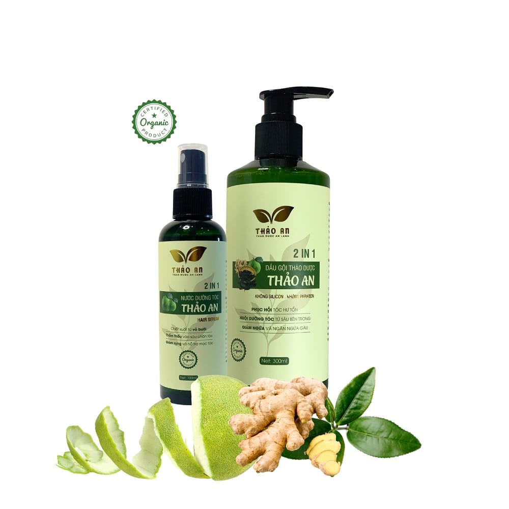 Bộ combo dầu gội + kích mọc tóc Thảo An