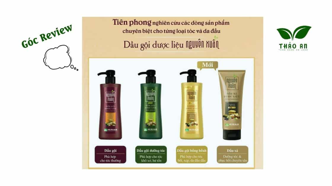 Dầu gội phục hồi tóc hư tổn gãy rụng NGUYÊN XUÂN