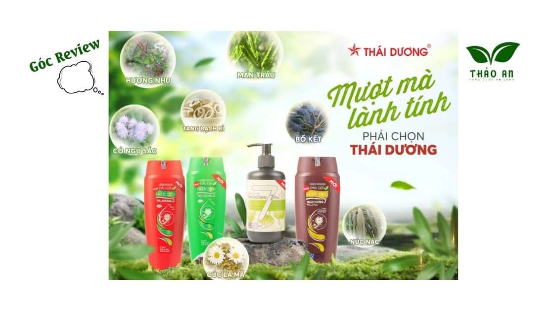 Bộ dầu gội phục hồi tóc hư tổn gãy rụng Thái Dương
