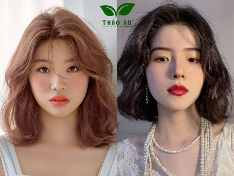 Kiểu tóc đi tiệc ngang vai gợn sóng